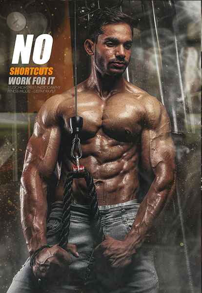 fitness model Deepak Rajput 