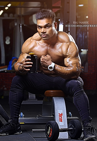 fitness model Raaj Kr Nayak