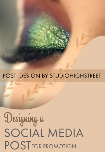 social media post design for parlour business